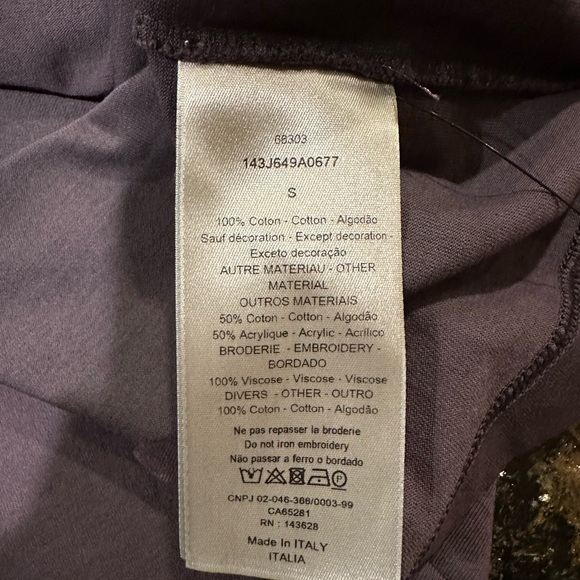 Dior x Peter Doig Mauve Lion Embroidery Purple T-Shirt - Picture 9 of 14